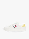 Κίτρινο Sneakers Με Ανάγλυφο Λογότυπο Σε Αντίθεση  Γυναίκες