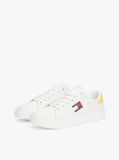 Κίτρινο Sneakers Με Ανάγλυφο Λογότυπο Σε Αντίθεση  Γυναίκες