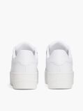 Άσπρο Sneakers Platforms Με Δέρμα Και Λογότυπο  Γυναίκες