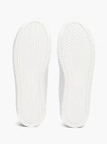 Άσπρο Sneakers Platforms Με Δέρμα Και Λογότυπο  Γυναίκες