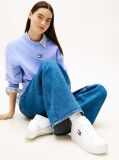 Άσπρο Sneakers Platforms Με Δέρμα Και Λογότυπο  Γυναίκες