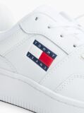 Άσπρο Sneakers Retro Basketball Με Λογότυπο Και Δέρμα  Γυναίκες