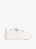 Άσπρο Sneakers Canvas Με Πλατφόρμα  Γυναίκες