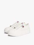 Άσπρο Sneakers Canvas Με Πλατφόρμα  Γυναίκες