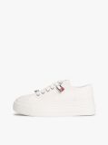 Άσπρο Sneakers Canvas Με Πλατφόρμα  Γυναίκες