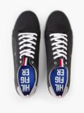 Μαύρο Δετά Sneakers Από Καμβά  Άνδρες