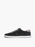 Μαύρο Δετά Sneakers Από Καμβά  Άνδρες