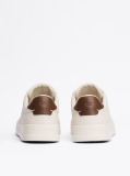Μπεζ Δερμάτινα Sneakers  Άνδρες