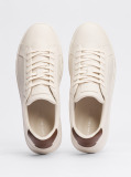 Μπεζ Δερμάτινα Sneakers  Άνδρες