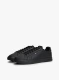 Μαύρο Δερμάτινα Sneakers  Άνδρες