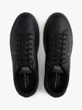 Μαύρο Δερμάτινα Sneakers  Άνδρες