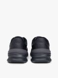 Μαύρο Δερμάτινα Ρετρό Sneakers Με Μίξη Υφών  Άνδρες