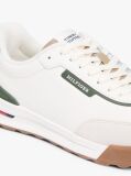 Μπεζ Δερμάτινα Ρετρό Sneakers Με Μίξη Υφών  Άνδρες