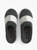 Grey Colour-Blocked Flag Slippers  Men