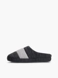 Grey Colour-Blocked Flag Slippers  Men