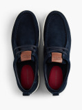 Multi Lightweight Suede Moc Toe Shoes  Men