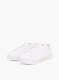 Άσπρο Δερμάτινα Sneakers Court  Γυναίκες