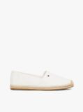 Beige Flag Embroidery Canvas Espadrilles  Women