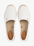 Beige Flag Embroidery Canvas Espadrilles  Women
