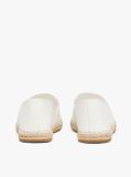 Beige Flag Embroidery Canvas Espadrilles  Women