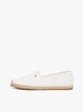 Beige Flag Embroidery Canvas Espadrilles  Women