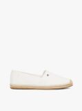 Beige Flag Embroidery Canvas Espadrilles  Women