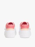Άσπρο Δερμάτινα Sneakers Με Colour-Pop Λεπτομέρειες  Γυναίκες