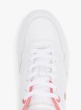 Άσπρο Δερμάτινα Sneakers Με Colour-Pop Λεπτομέρειες  Γυναίκες