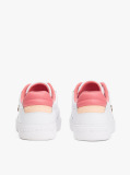 Άσπρο Δερμάτινα Sneakers Με Colour-Pop Λεπτομέρειες  Γυναίκες