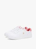 Άσπρο Δερμάτινα Sneakers Με Colour-Pop Λεπτομέρειες  Γυναίκες
