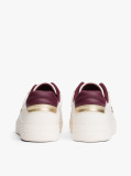 Άσπρο Δερμάτινα Sneakers Με Colour-Pop Λεπτομέρειες  Γυναίκες
