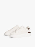 White Chic Platform Sneaker Gold  Women
