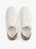 White Chic Platform Sneaker Gold  Women
