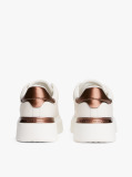 White Chic Platform Sneaker Gold  Women