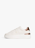 White Chic Platform Sneaker Gold  Women
