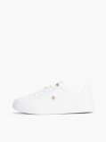 Άσπρο Δερμάτινα Sneakers Court Με Μονόγραμμα TH  Γυναίκες