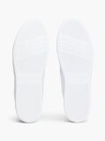 Άσπρο Δερμάτινα Sneakers Court Με Σημαία  Γυναίκες