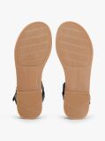 Black Leather TH Monogram Strap Sandals  Women