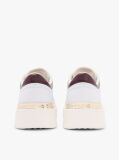 Multi Metallic Heel Leather Platform Trainers  Women