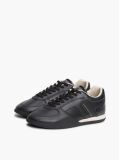 Μαύρο Δερμάτινα Vintage Sneakers  Γυναίκες