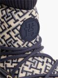 Blue TH Monogram Water Resistant Snow Boots  Women