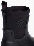 Black TH Monogram Cleat Rain Boots  Women