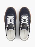 Μπλε Δερμάτινα Sneakers Με Ανάγλυφο Σχέδιο TH Monogram   Γυναίκες