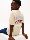 Beige Washed Faded Graphic T-Shirt  Boys
