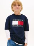 Blue Heritage Flag Print Jersey T-Shirt  Boys