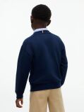 Blue Logo Sueded Crew Neck Sweatshirt  Boys