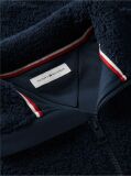 Μπλε Φούτερ Fleece Με Φερμουάρ Και Πίσω Σημαία  Αγόρια