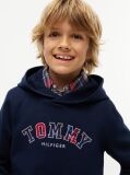 Blue Logo Interlock Knit Hoody  Boys