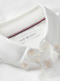 White Regular Fit Logo Embroidery Oxford Shirt  Boys