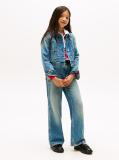 Μπλε Denim Τζάκετ Με Σημαιάκι  Κορίτσια